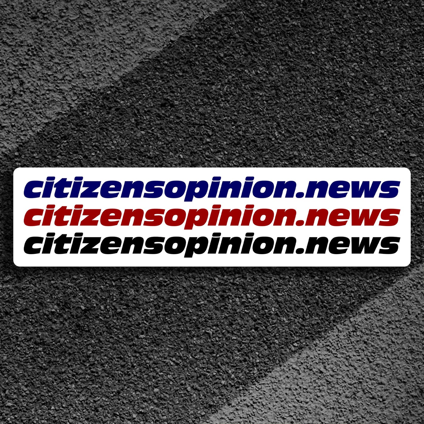 citizensopinion.news | Bumper Sticker